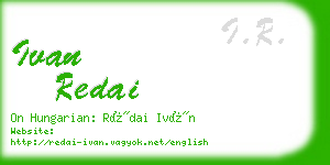 ivan redai business card